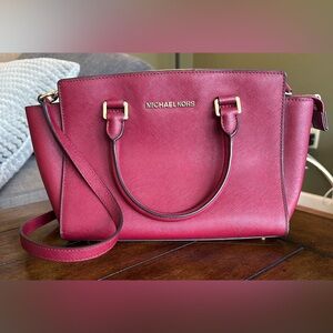 Michael Kors Burgundy/ red purse